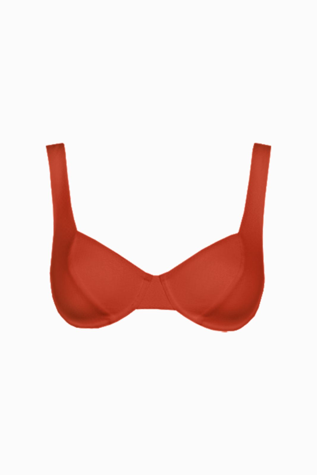 Bagnole Balconette Bikini Top in Red