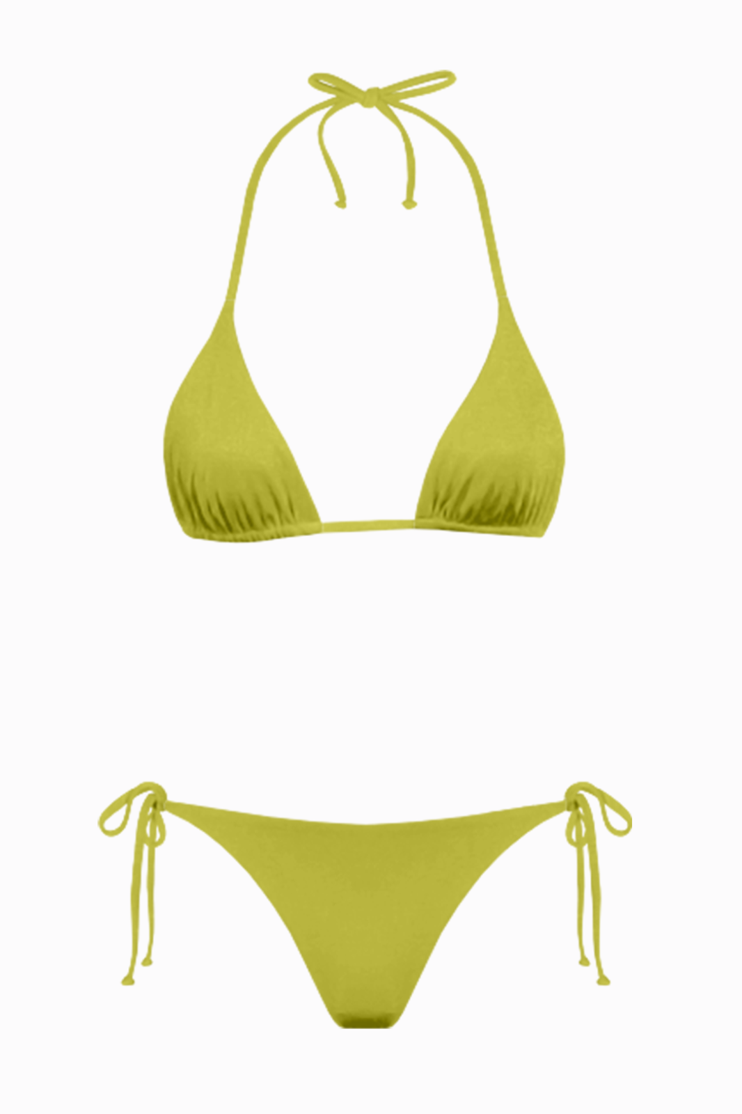 Reversible Dubovica Triangle Bikini Set Lime