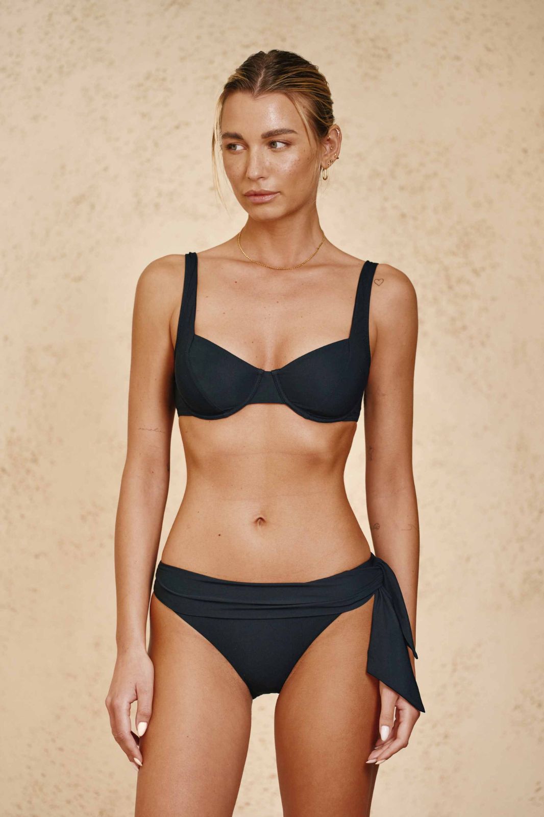 Bagnole Balconette Bikini Top Black