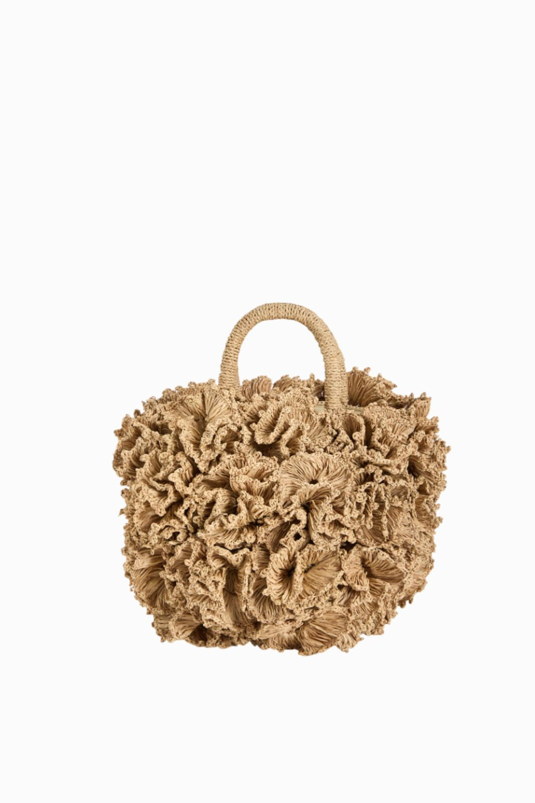 Raffia Bag Natural Coral