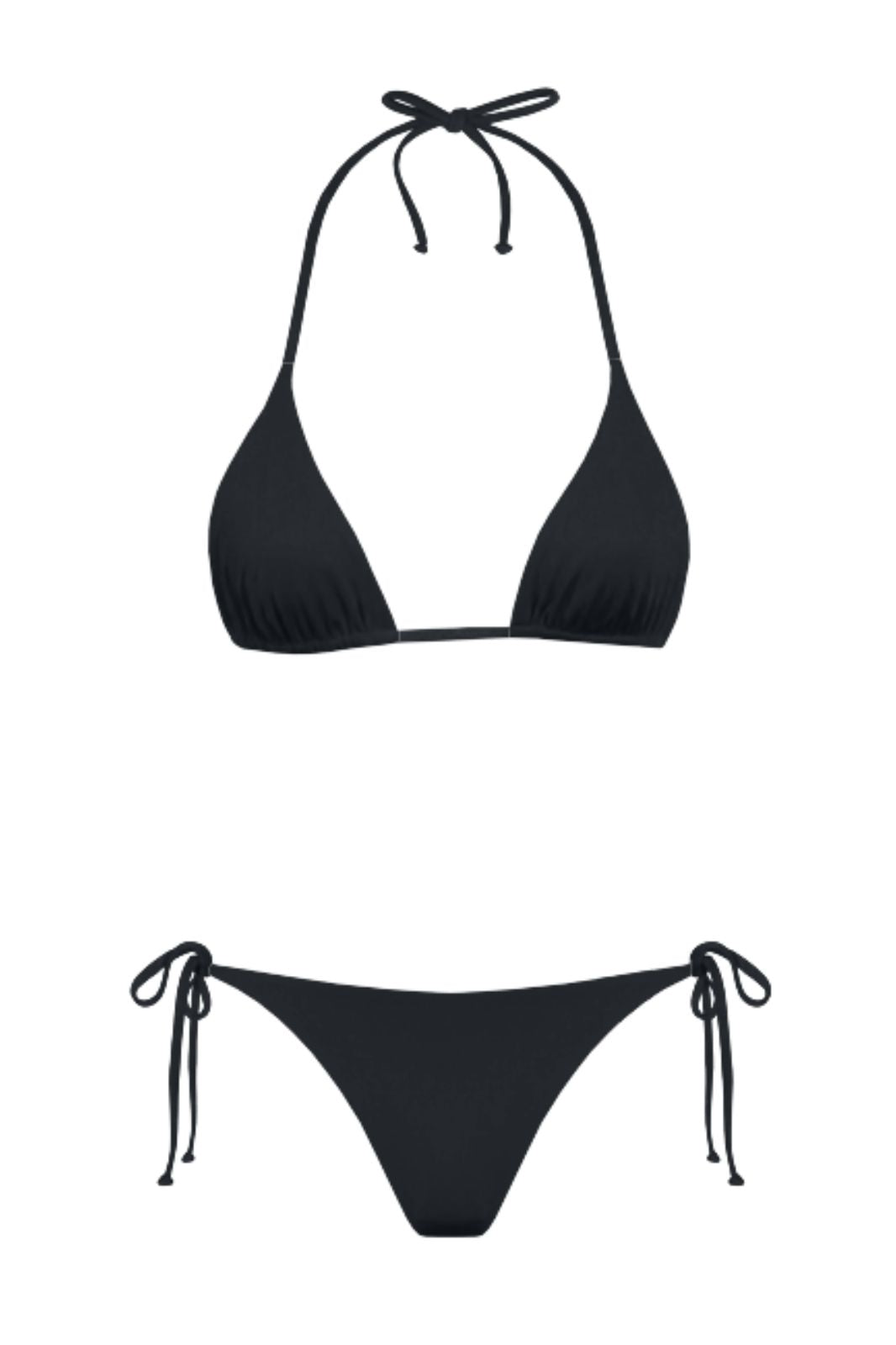 Reversible Dubovica Triangle Bikini Set Black/Brown