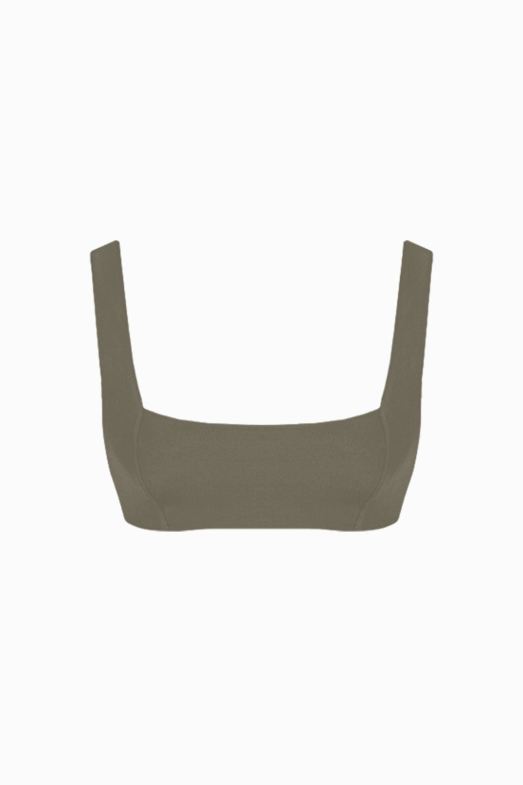 Eden Squareneck Bikini Top Khaki