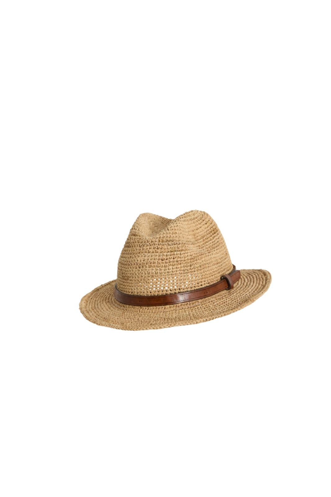 Raffia Fedora Hat Natural Lubeman