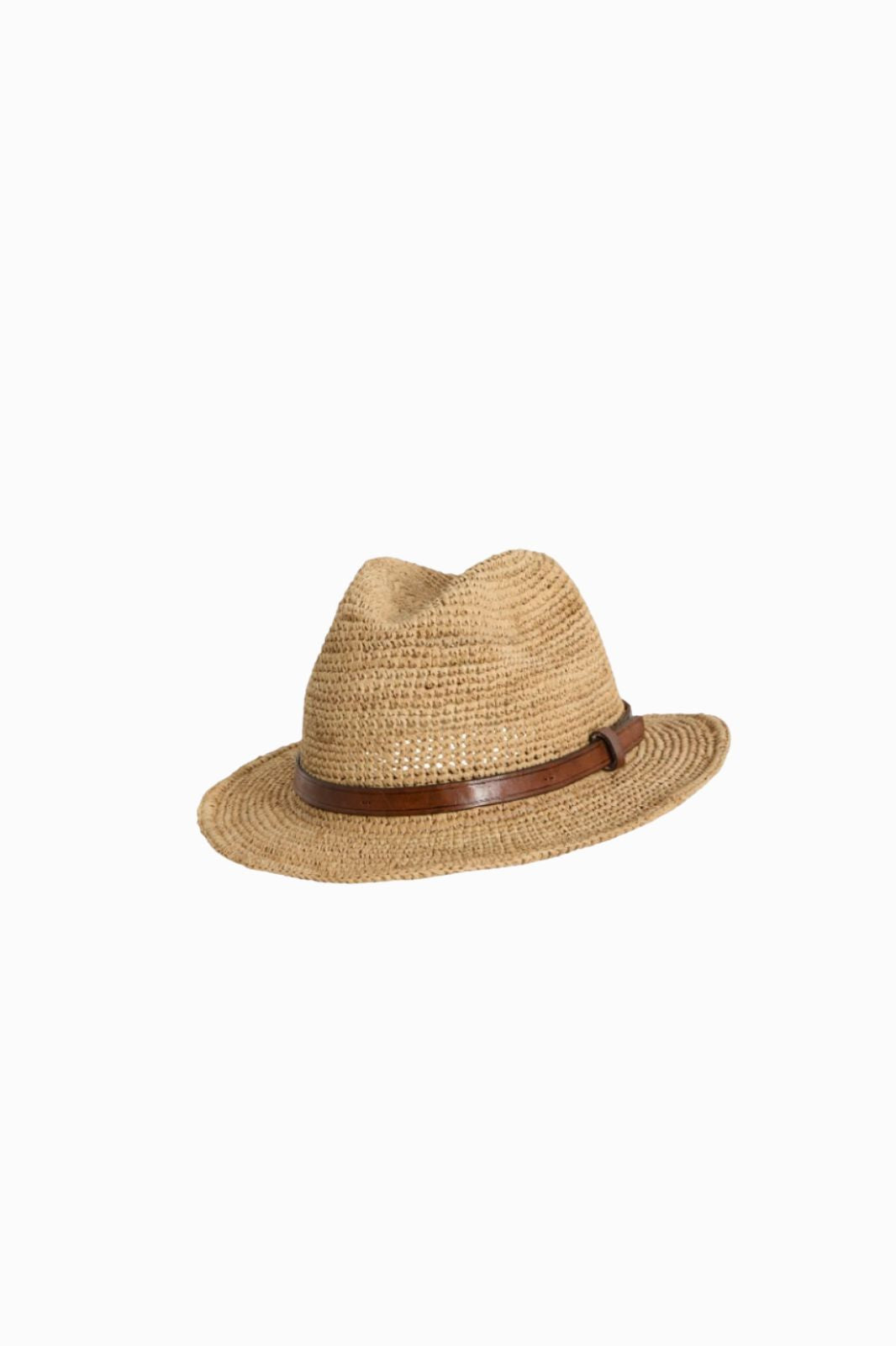 Raffia Fedora Hat Natural Lubeman
