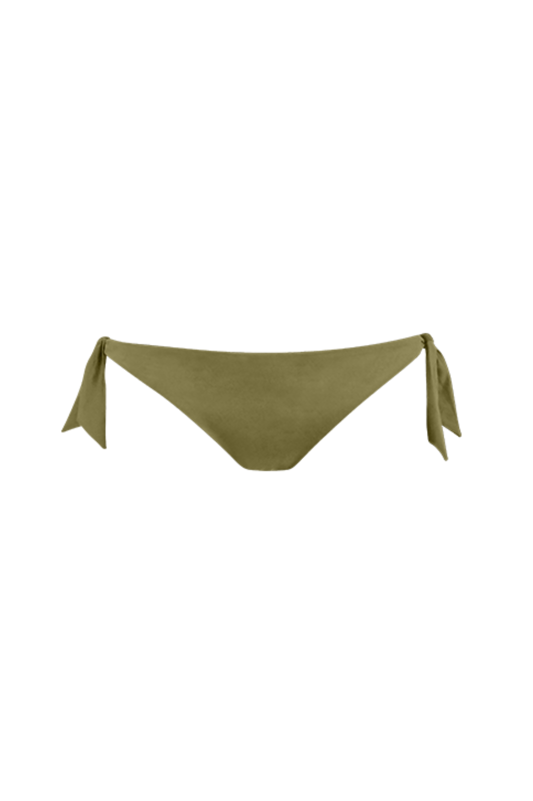 Mlini Reversible Side-Tie Bottom in Olive / Amber