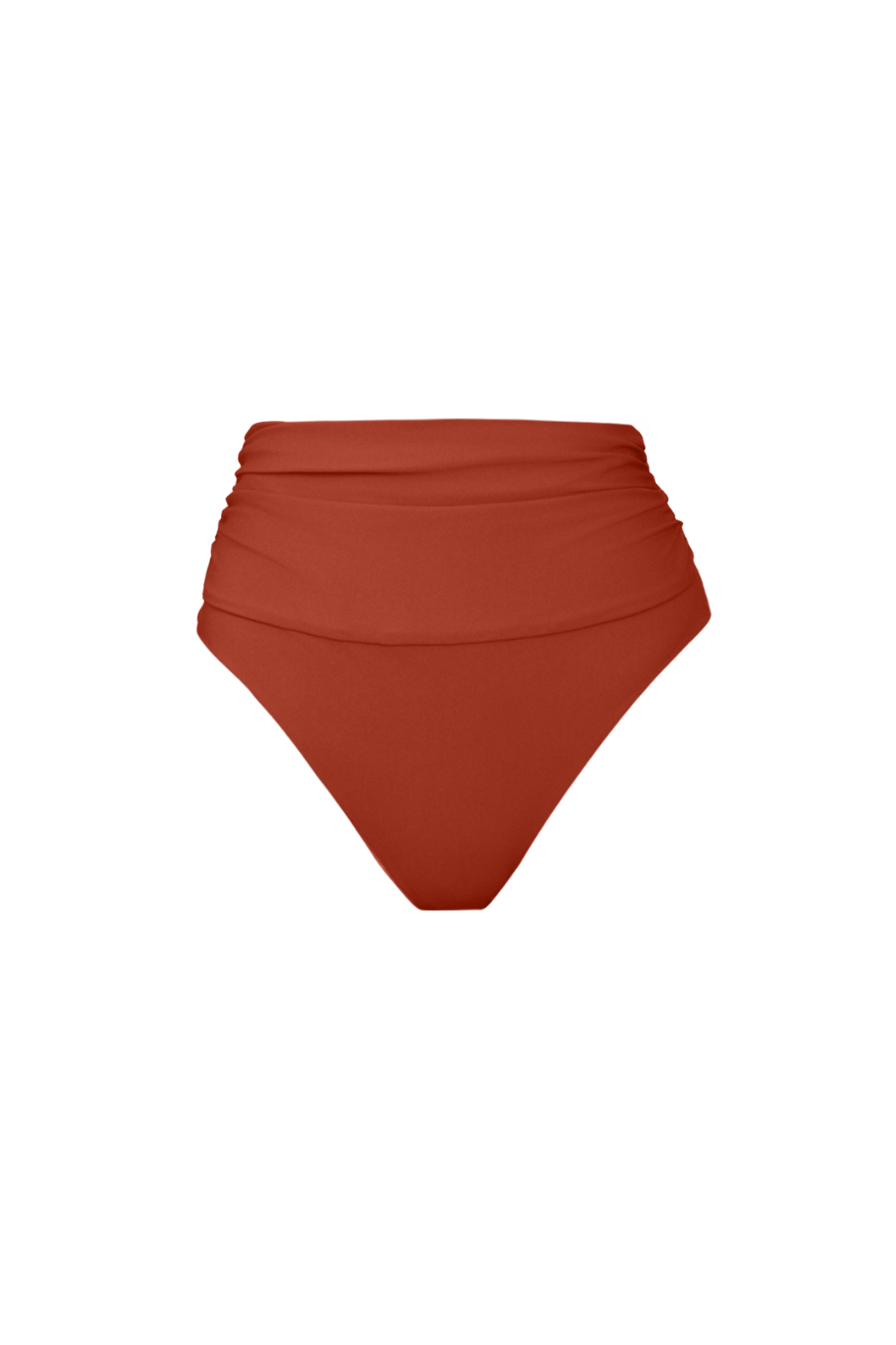 Monsena High-Waist Bikini Bottom Red