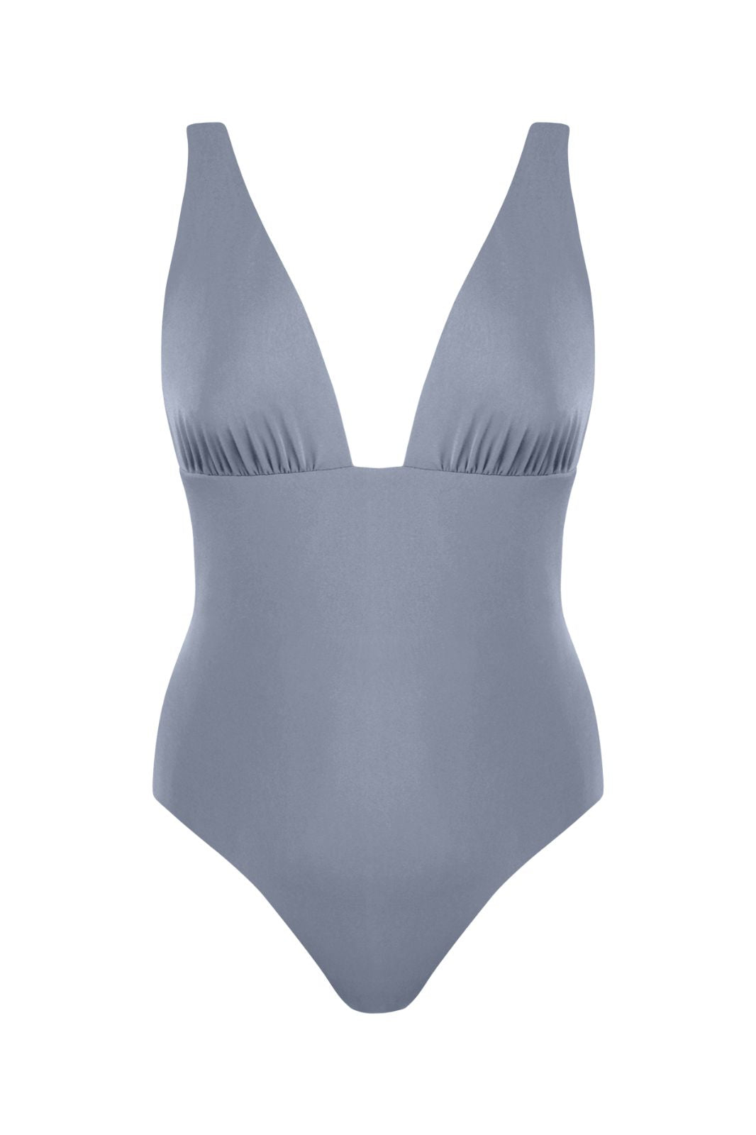 Stipanska Reversible V-Neck One-Piece in Stone/Taupe