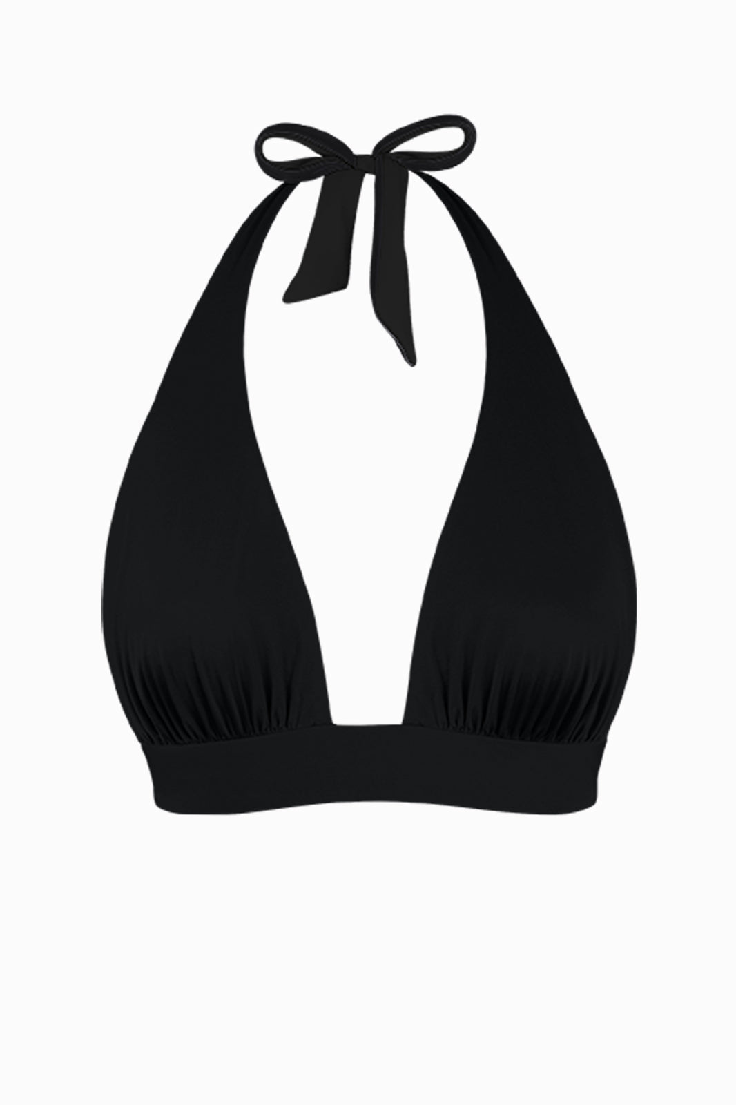 Vira Halterneck Bikini Top Black